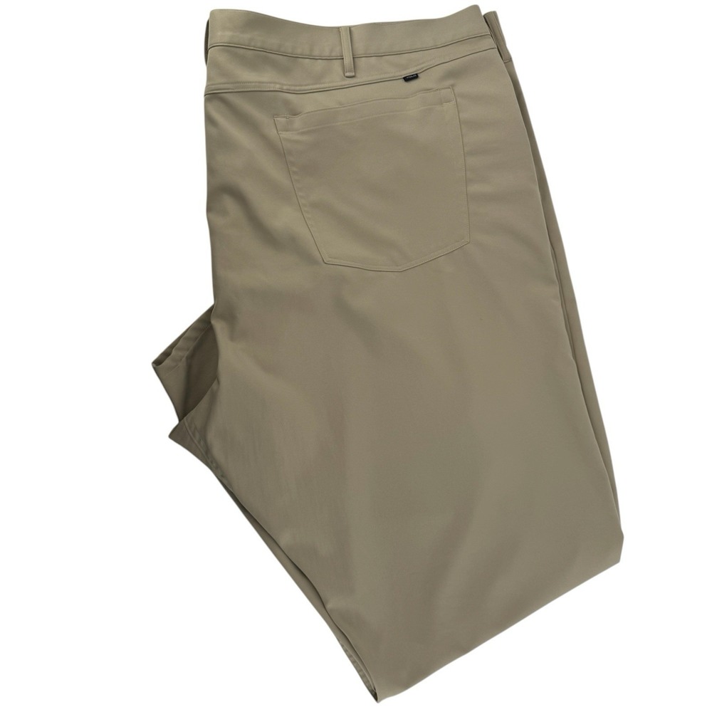 Polo Ralph Lauren Performance Pants Mens 54x32 BIG Tan Prospect Chino -Golf